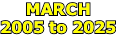 MARCH  2005 to 2025